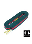 Red Green Stripe Flat Shoelaces